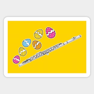 Easter Flute Flutist Woodwind Musician Magnet